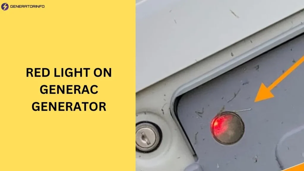 Red Light on Generac Generator