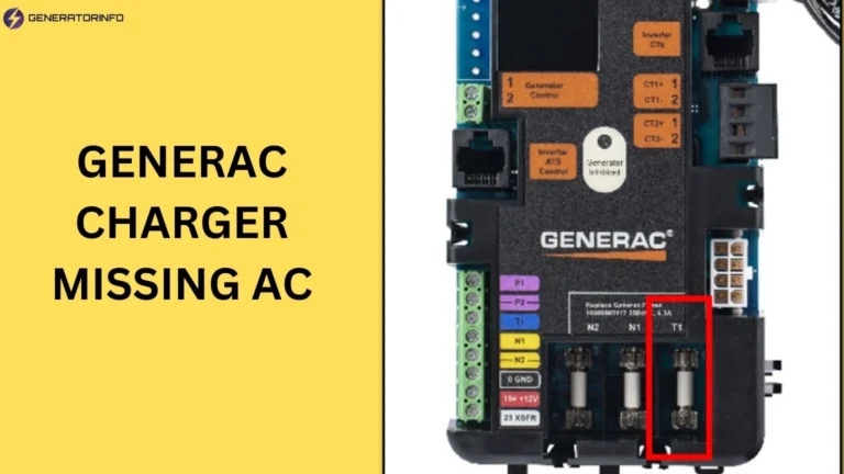 generac charger missing ac