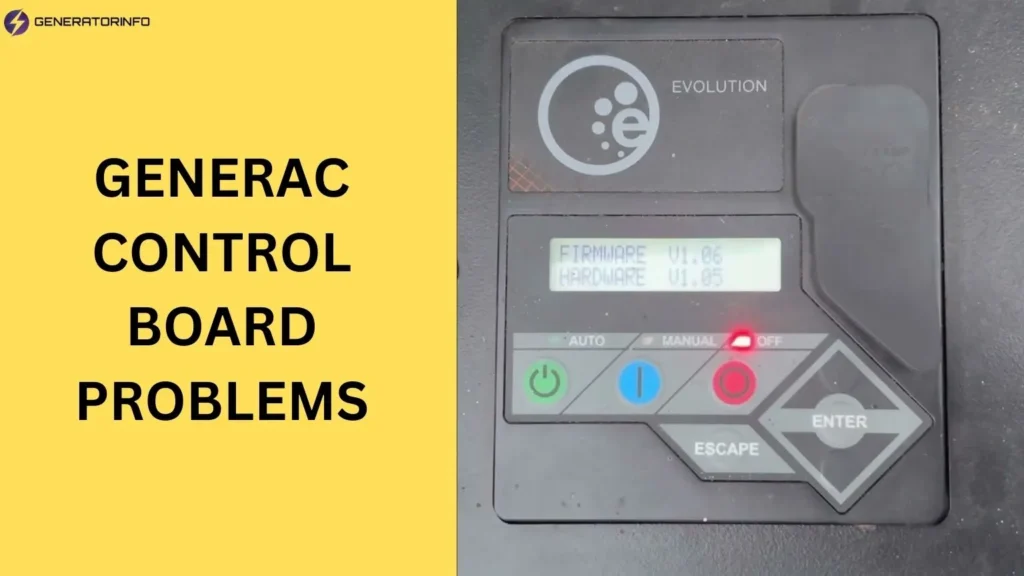 generac control board problems