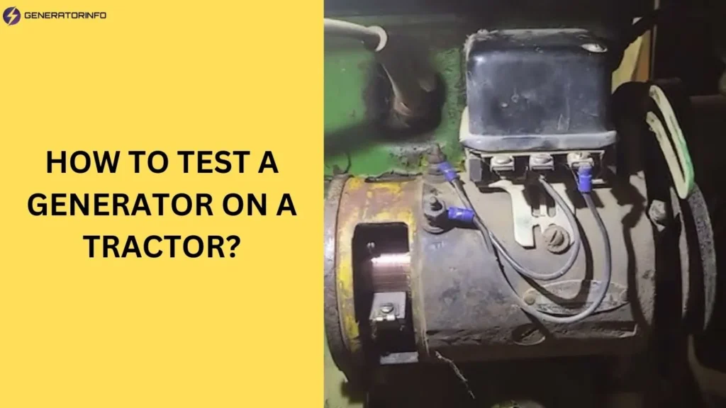 How to Test a Generator on a Tractor