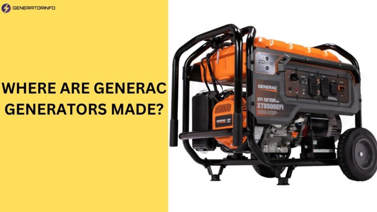 Where Are Generac Generators Made