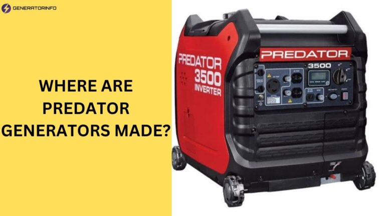 where are predator generators made