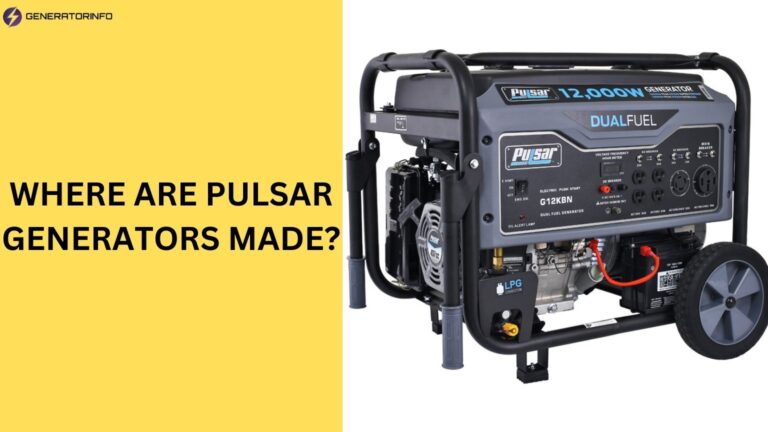 where are pulsar generators made